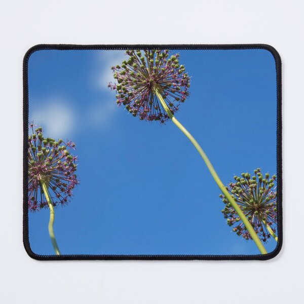 Item preview, Cute flowers against blue sky background designed and sold by olena2552.