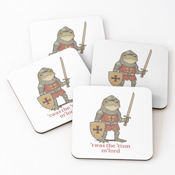 Item preview, ’Twas the ’Tism, M’Lord | Medieval Frog Knight Meme designed and sold by TynesDesign.