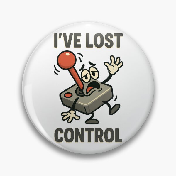 Item preview, I’ve Lost Control Funny Retro Joystick Design designed and sold by TeeTimeTreasure.