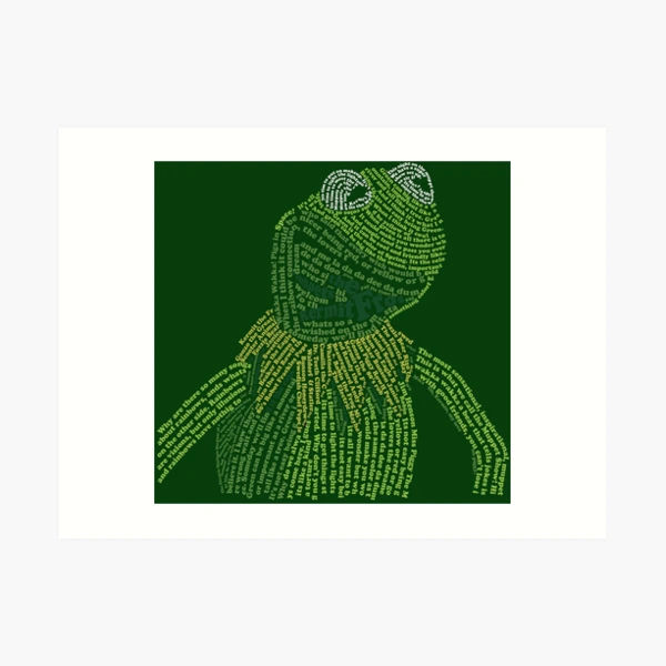 It's not easy, bein' Kermit