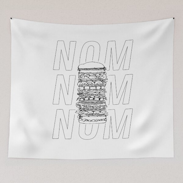 Item preview, Nom Nom Sandwich Fan designed and sold by oberdoofus.