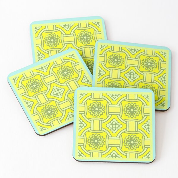 Item preview, Korean Lotus Geometry – Traditional Tile Pattern designed and sold by GOYO SONG.