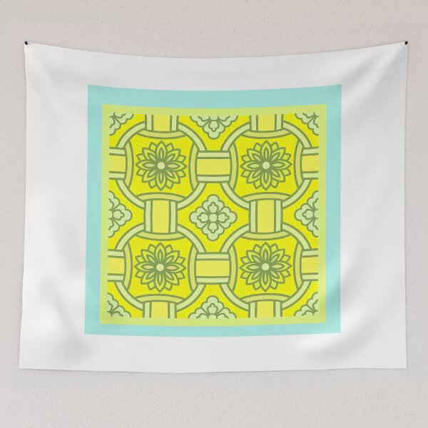 Item preview, Korean Lotus Geometry – Traditional Tile Pattern designed and sold by GOYO SONG.