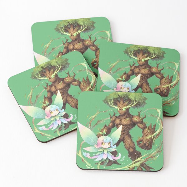 Item preview, Guardians of the Grove | The Mighty Treant and the Little Flower Fairy designed and sold by E-SarnEdge.