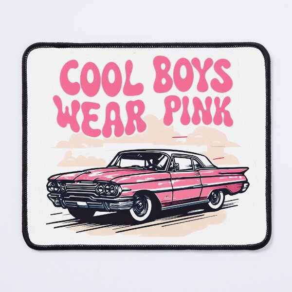 Item preview, Cool Boys Wear Pink - Bold Aesthetic Statement designed and sold by GoxyVision.