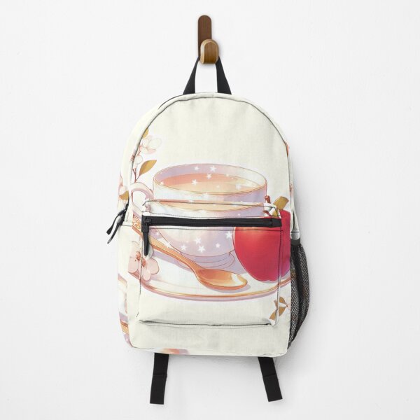 Item preview, Golden Tea Time with Apple – Soft Anime-Inspired Illustration designed and sold by Sugar Wisdom .