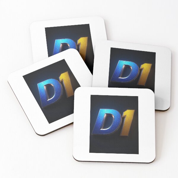 Item preview, D1 streetwear logo, color-blue and yellow  designed and sold by Hogh55.