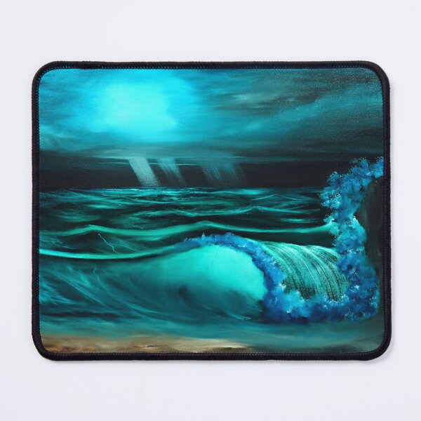 Item preview, Original Oil Painting "Night Wave" designed and sold by ShiftyPumpkin.
