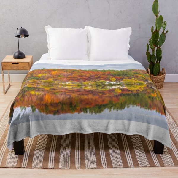 Item preview, Village of Wakefield, Quebec, Canada in an Autumn Reflection designed and sold by James Cumming.