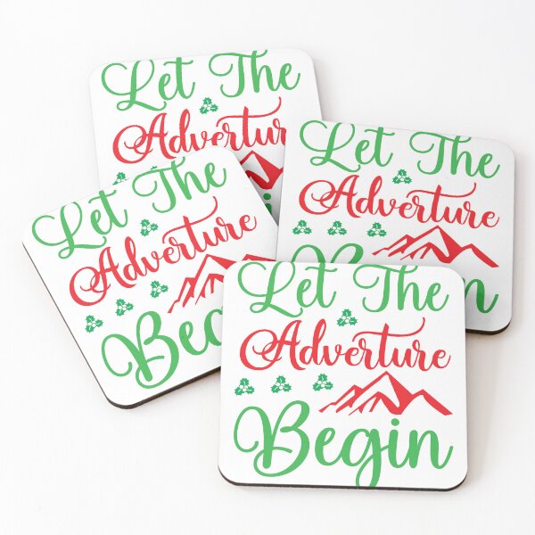 Item preview, Let The Adventure Begin Christmas T-Shirt – Festive Holiday Mountain Tee designed and sold by AgnieszkaTees.
