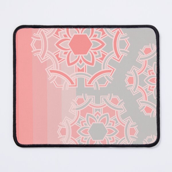 Item preview, Korean Geometry in Coral Harmony – Meditative Dancheong Series designed and sold by GOYO SONG.