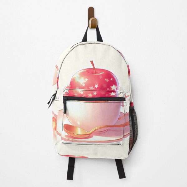 Item preview, Golden Tea Time with Apple – Soft Anime-Inspired Illustration designed and sold by Sugar Wisdom .