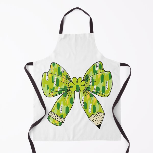 Item preview, Green Brushstroke Bow with Shamrock Accent designed and sold by ArtfulWeave.