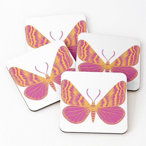 Item preview, Vibrant Magenta and Orange Butterfly Art designed and sold by ArtfulWeave.