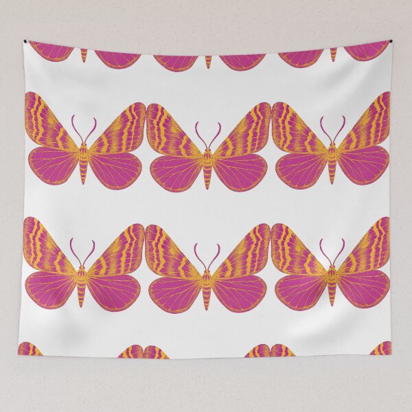Item preview, Vibrant Magenta and Orange Butterfly Art designed and sold by ArtfulWeave.
