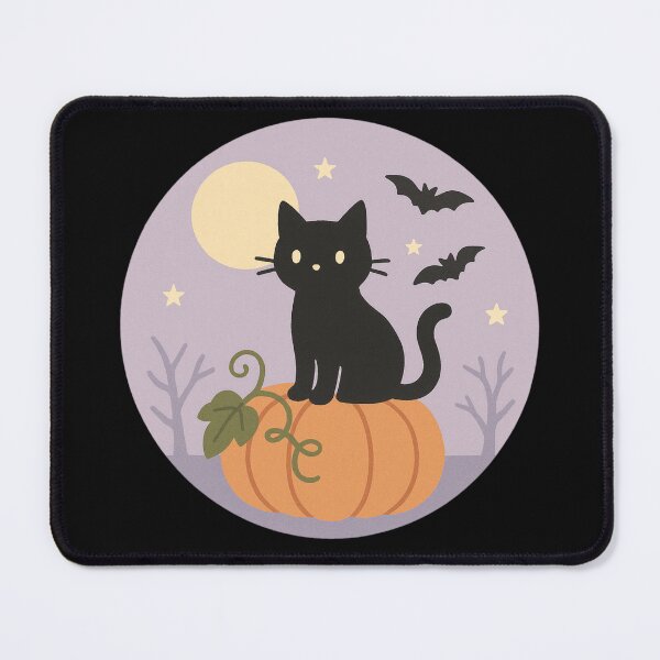 Item preview, Happy Halloween Cat on Pumpkin designed and sold by Planetporridge.