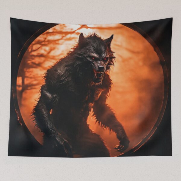 Item preview, Horror Werewolf Art designed and sold by Planetporridge.