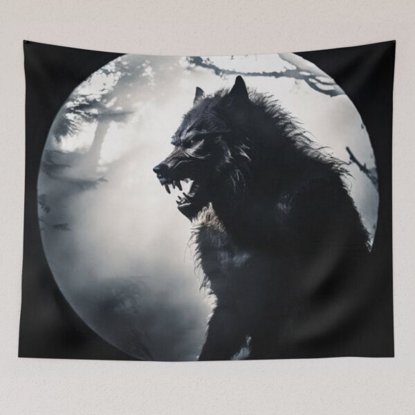 Item preview, Halloween Werewolf Artwork designed and sold by Planetporridge.