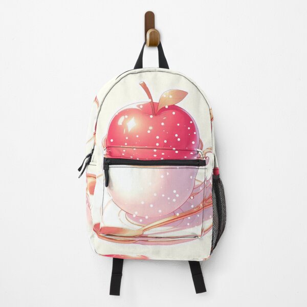 Item preview, Golden Tea Time with Apple – Soft Anime-Inspired Illustration designed and sold by Sugar Wisdom .