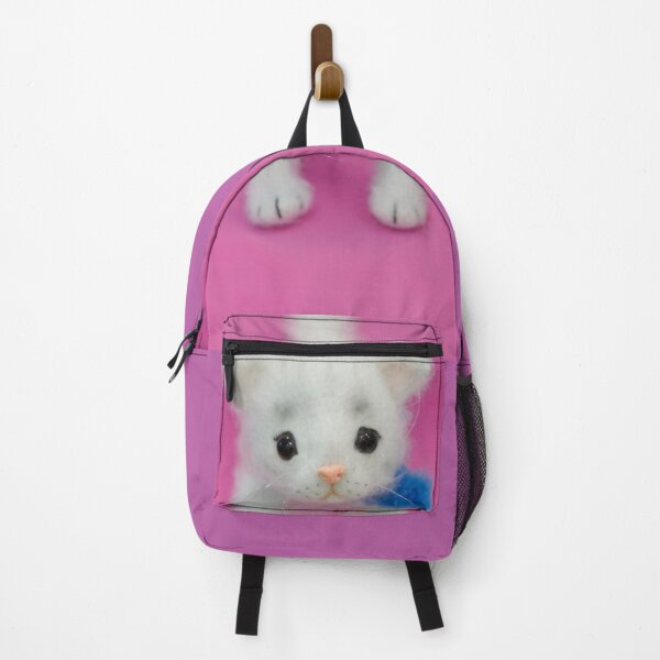 Item preview, White fluffy toy kitten designed and sold by olena2552.