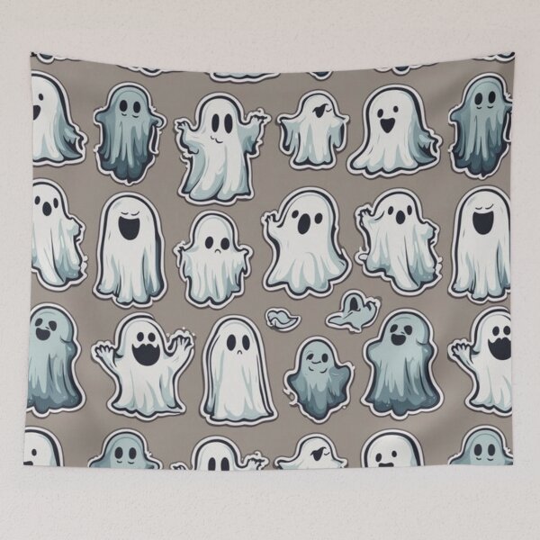Item preview, Funny Ghost Pattern designed and sold by Planetporridge.