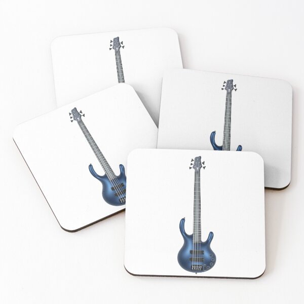 Item preview, Blue BASS - Blue Guitar bass 3D Rock Drawing designed and sold by Marmoth Design.