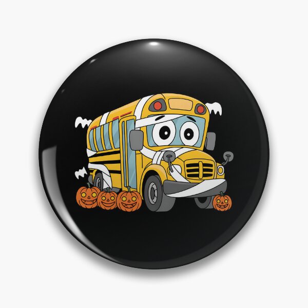 Item preview, Funny School Bus Mummy Pumpkin Halloween designed and sold by BakeryDozen.