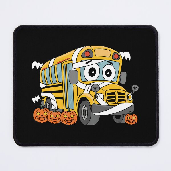 Item preview, Funny School Bus Mummy Pumpkin Halloween designed and sold by BakeryDozen.
