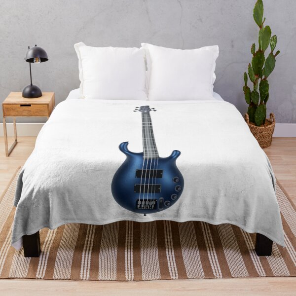 Item preview, Blue BASS - Blue Guitar bass 3D Rock Drawing designed and sold by Marmoth Design.