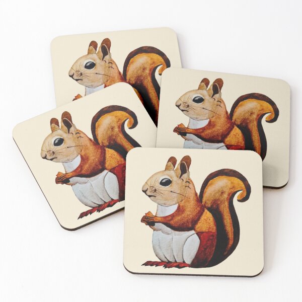 Item preview, Squirrel - hand painted with watercolor. designed and sold by Greitas.