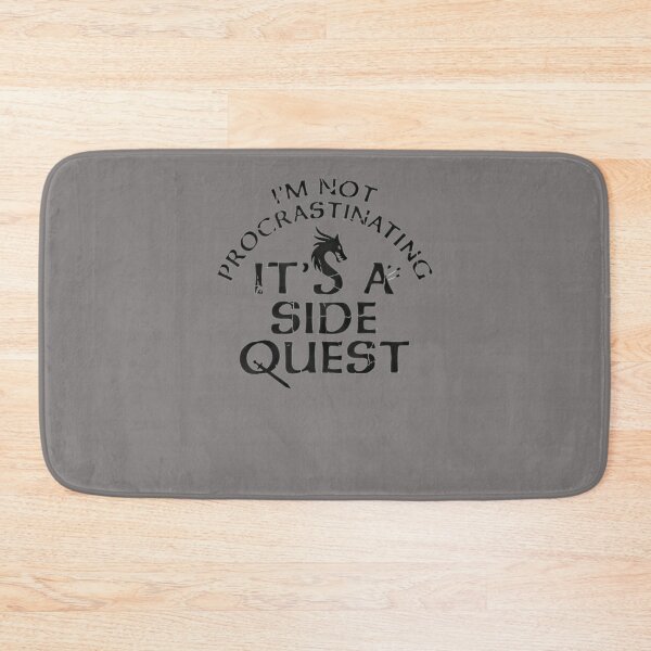 Item preview, I'M-NOT-PROCRASTINATING-IT'S-A-SIDE-QUEST-T-SHIRT designed and sold by liamlawns8.
