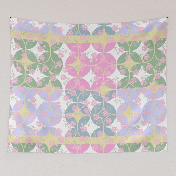 Item preview, Circle in side flower curtain  designed and sold by Zahramchinoy.