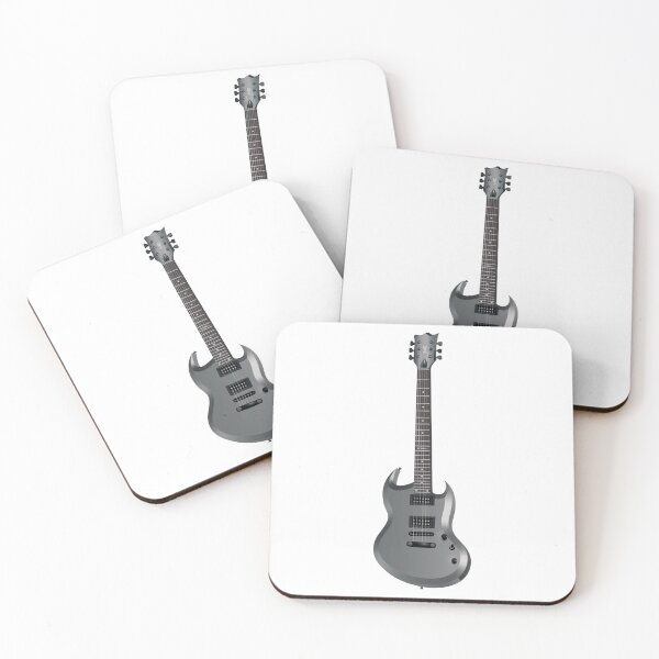 Item preview, Grey VIPER - grey Guitar 3D Rock Drawing designed and sold by Marmoth Design.