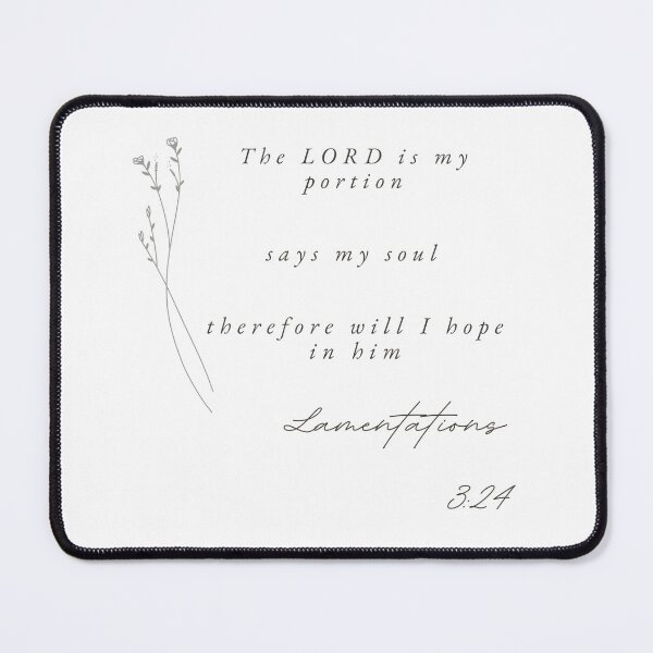 Item preview, Transparent Copy of Lamentations 3:24 designed and sold by Undonemadenew.