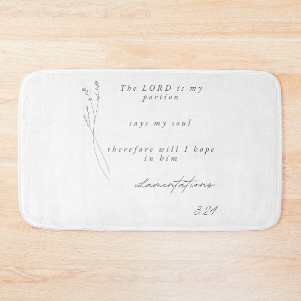 Item preview, Transparent Copy of Lamentations 3:24 designed and sold by Undonemadenew.
