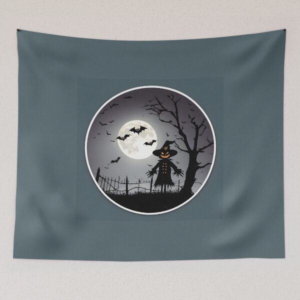 Item preview, Spooky Halloween Scarecrow designed and sold by Planetporridge.