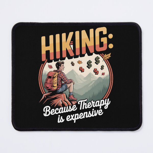 Item preview, trail therapy - forest peace - solo adventure - mountain life - wanderlust - outdoorsy - Trek now - My outdoor adventure - I don't get lost - Will hike for snacks - Nature online - Say it with nature designed and sold by JansenGS.