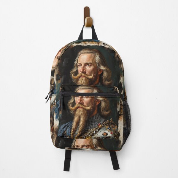 Item preview, Painting of a Medieval bearded man in a suit of Armor designed and sold by Vintage Designs +.
