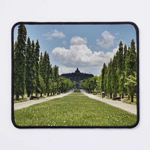 Item preview, The royal avenue leading to the majestic Borobudur temple designed and sold by franck380.