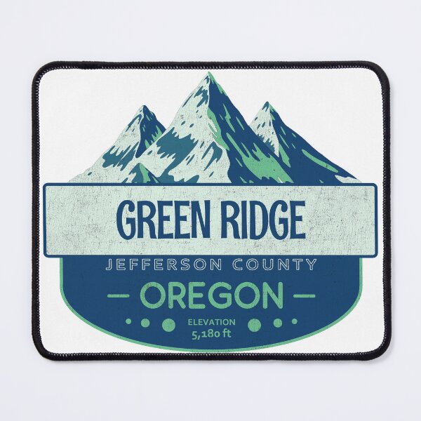 Item preview, Green Ridge, Jefferson County, Oregon, Mountain Design designed and sold by Wanderful-roads.
