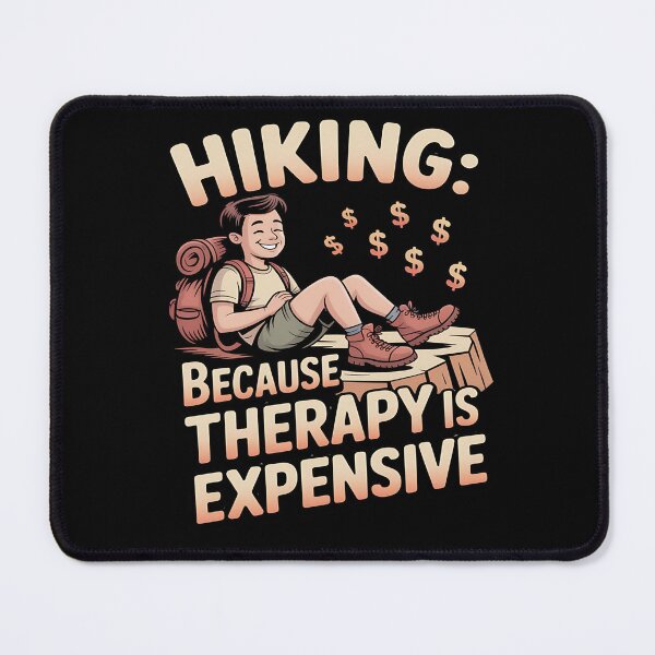 Item preview, hiking lover - solo hiker - nature lover - outdoor adventure - alone in nature - peaceful hiking life - anti social hiker - hiking aesthetic - mountain solitude - Free nature for all designed and sold by JansenGS.
