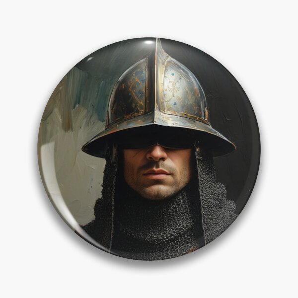 Item preview,  Painting of a Medieval bearded man in a suit of Armor  designed and sold by Vintage Designs +.