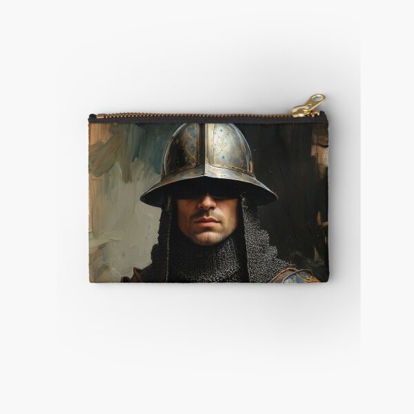 Item preview,  Painting of a Medieval bearded man in a suit of Armor  designed and sold by Vintage Designs +.