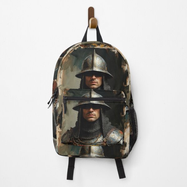 Item preview, Painting of a Medieval bearded man in a suit of Armor designed and sold by Vintage Designs +.