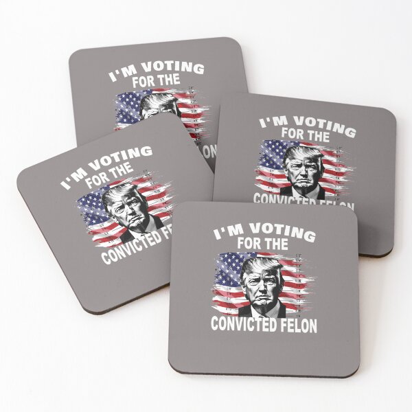 Item preview, I'M-VOTING-FOR-THE-CONVICTED-FELON-2024-FUNNY-TRUMP-T-SHIRT-(2) designed and sold by lucasdunca.