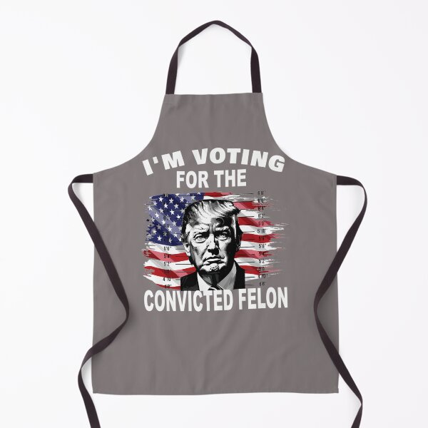 Item preview, I'M-VOTING-FOR-THE-CONVICTED-FELON-2024-FUNNY-TRUMP-T-SHIRT-(2) designed and sold by lucasdunca.