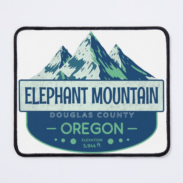 Item preview, Elephant Mountain, Douglas County, Oregon, Mountain Design designed and sold by Wanderful-roads.