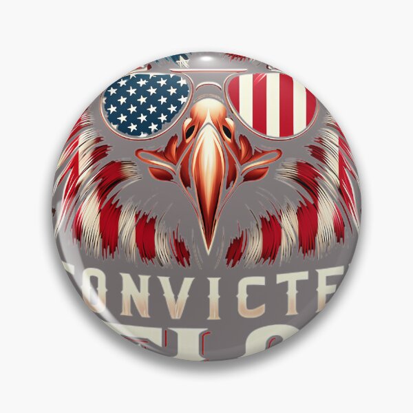 Item preview, I'M-VOTING-FOR-THE-CONVICTED-FELON-FUNNY-PRO-TRUMP-2024-T-SHIRT-(2) designed and sold by lucasdunca.