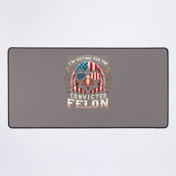 Item preview, I'M-VOTING-FOR-THE-CONVICTED-FELON-FUNNY-PRO-TRUMP-2024-T-SHIRT-(2) designed and sold by lucasdunca.