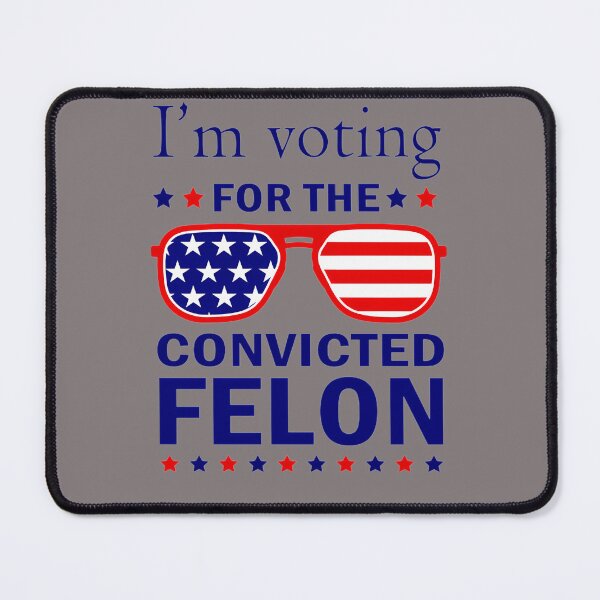 Item preview, I'M-VOTING-FOR-THE-CONVICTED-FELON-FUNNY-PRO-TRUMP-2024-T-SHIRT designed and sold by lucasdunca.